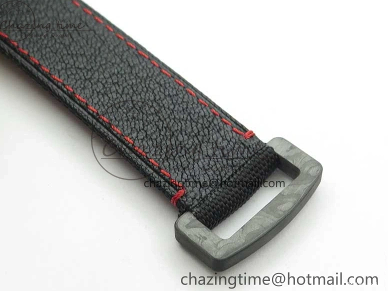 1218 WrinkleFree Daytona DIW Carbon OMF Best Edition Carbon Black Dial Red Hand on Black Nylon Strap A 2846